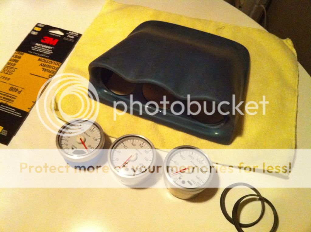 Gauge install and sender oil pressure turbo boost EGT Subaru