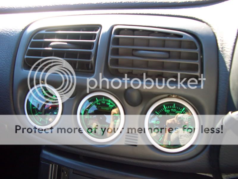 Gauge install and sender oil pressure turbo boost EGT Subaru