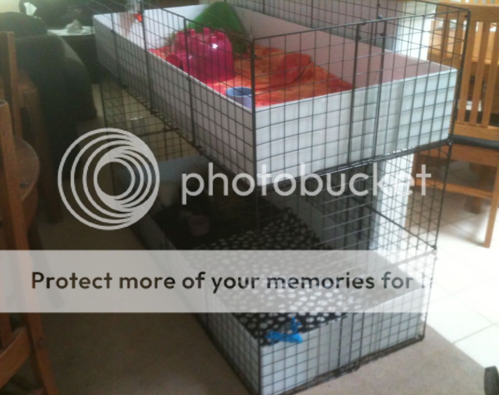 C&C How do I support a second level on a C&C cage?